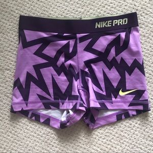 Nike Pro Purple Spandex